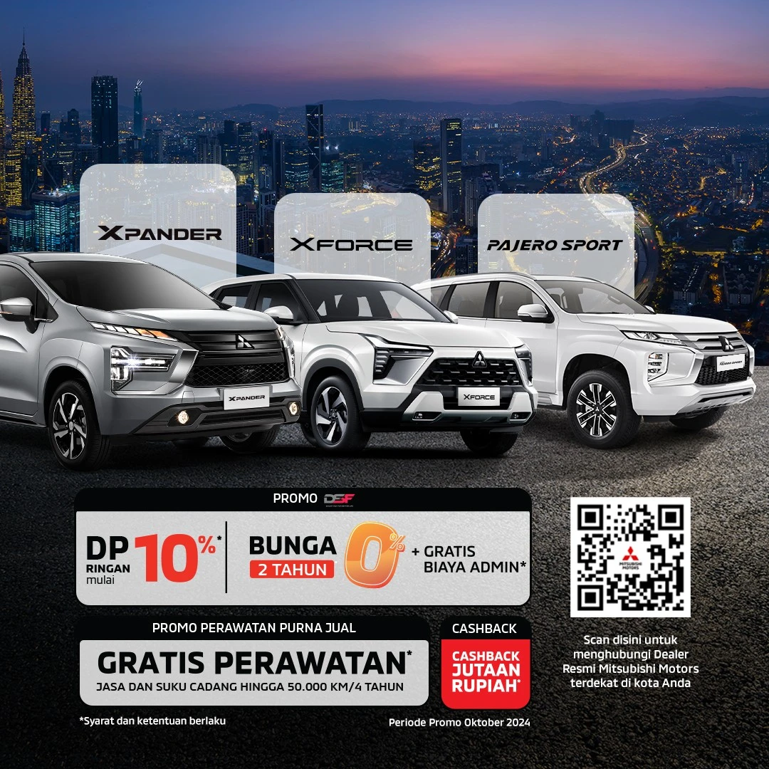 XFORCE, L100, L300, XPANDER, PAJERO, PROMO MITSUBISHI, MITSUBISHI JATIM, MITSUBISHI SURABAYA